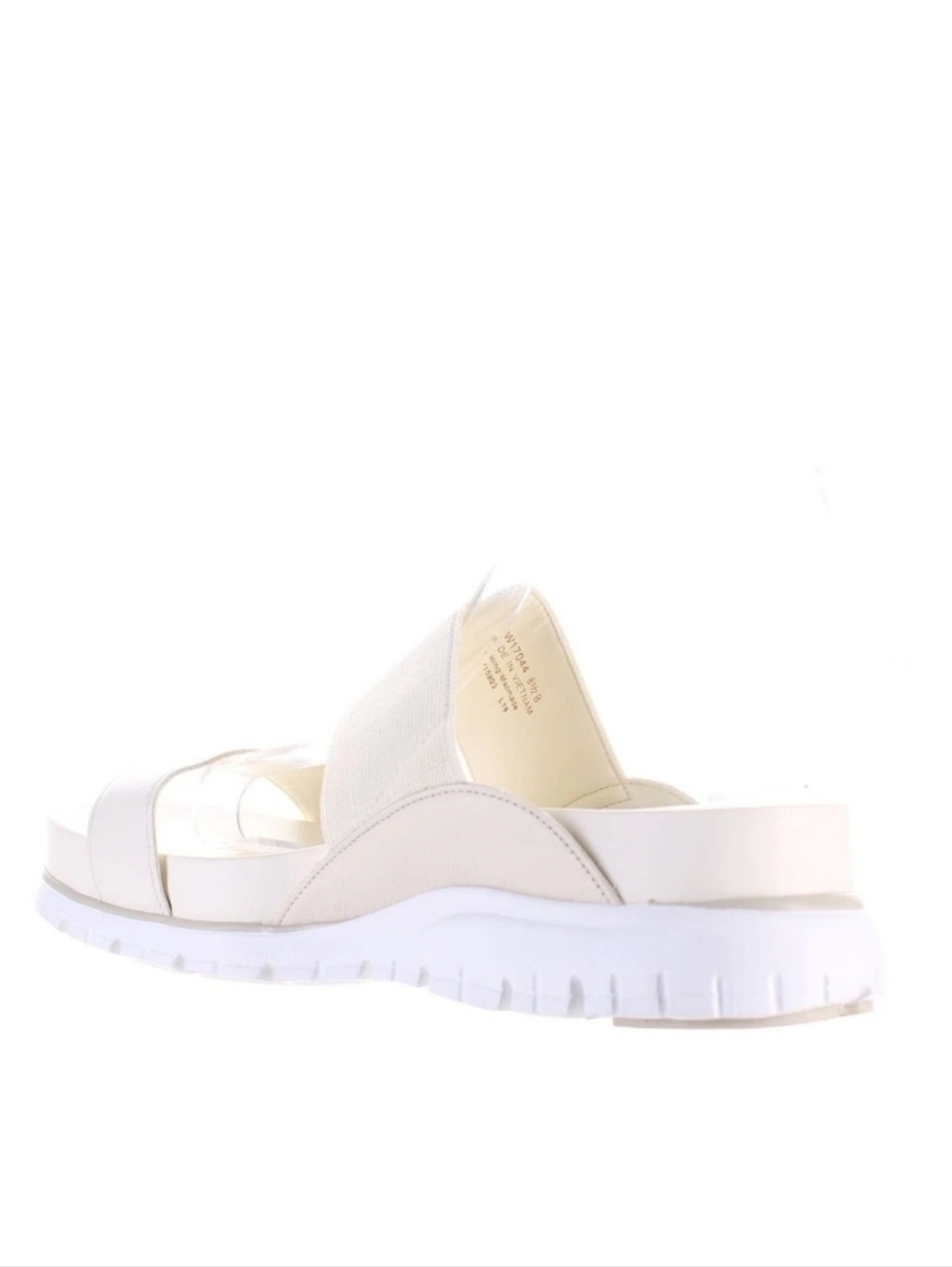 Cole Haan White Elastic Strap Sandal Zg Double Bnd Ivory Sandal 8.5 - Picture 6 of 10